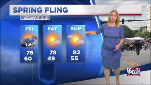 Nicole Papay SEXY Pregnant Weather Babe Part 1 000010