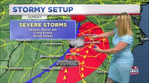 Nicole Papay SEXY Pregnant Weather Babe Part 1 000024