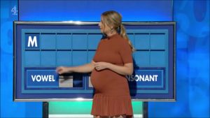 Rachel Riley AMAZING LARGE PREGNANT BODY Part 1 000074