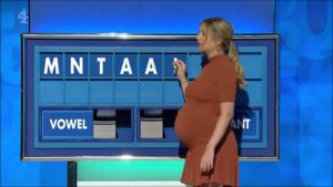 Rachel Riley AMAZING LARGE PREGNANT BODY Part 1 000075