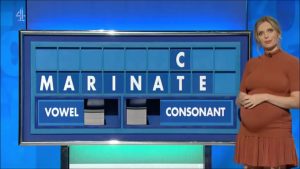Rachel Riley AMAZING LARGE PREGNANT BODY Part 1 000076
