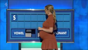 Rachel Riley AMAZING LARGE PREGNANT BODY Part 1 000083