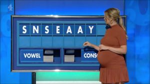 Rachel Riley AMAZING LARGE PREGNANT BODY Part 1 000084