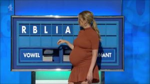 Rachel Riley AMAZING LARGE PREGNANT BODY Part 1 000087