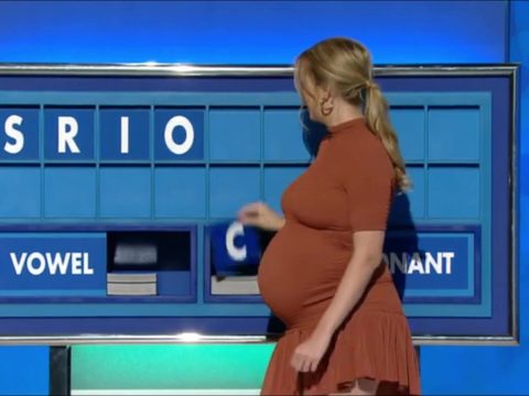 Rachel Riley AMAZING LARGE PREGNANT BODY Part 1 000097
