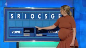 Rachel Riley AMAZING LARGE PREGNANT BODY Part 1 000098