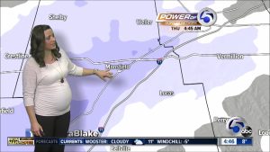 Tera Blake SEXY Weather Hottie Pregnant Part 1 000097